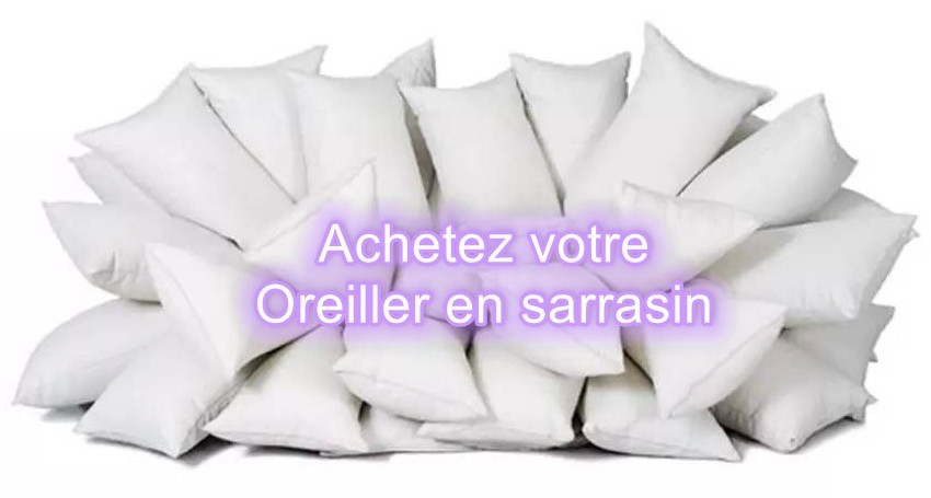oreiller sarrasin