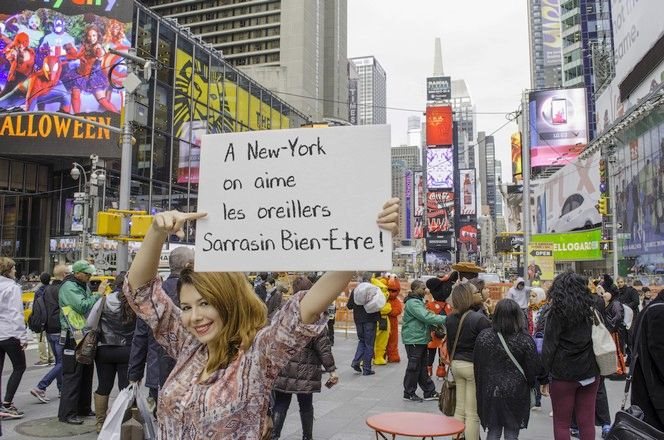 oreiller sarrasin à new-york